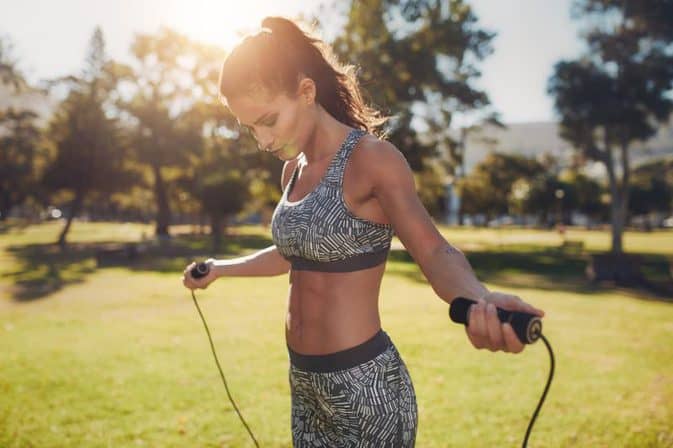 sports bra for jumping rope